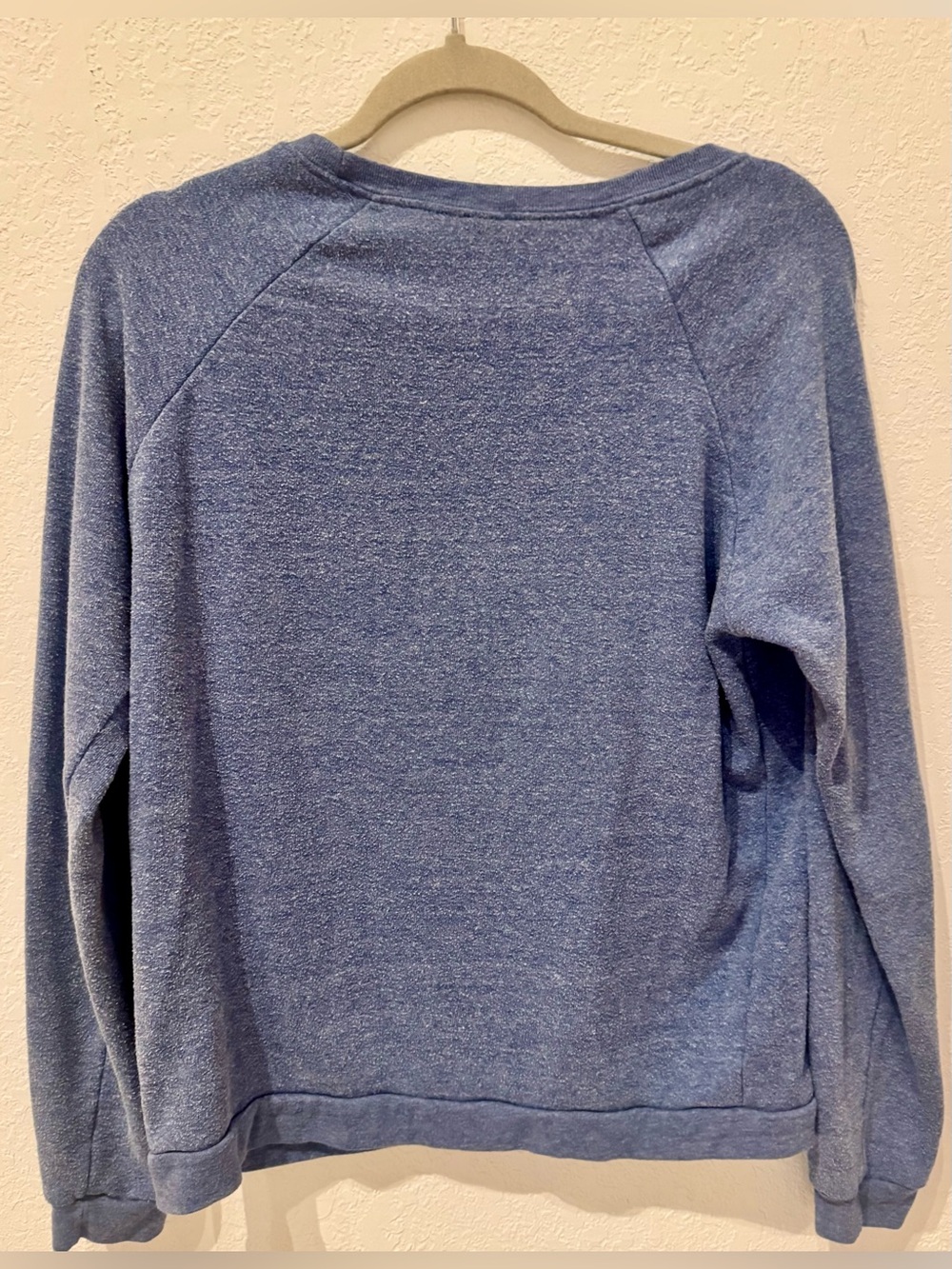 Alternative Apparel Earth cozy heathered light blue crewneck pullover sweatshirt - Picture 9 of 9